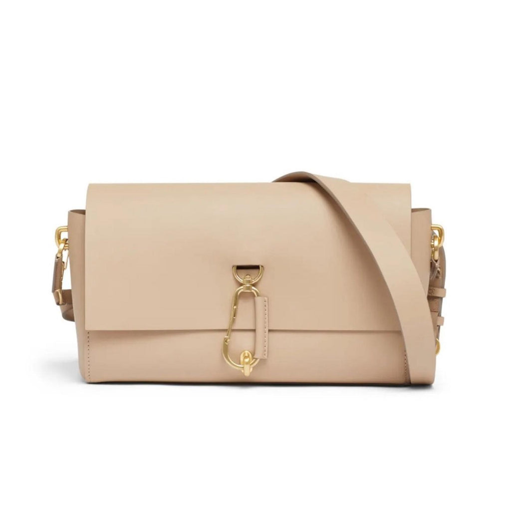 NWT Zac Posen Handbags Tan Belay Baguette Bag, Irish Cream New w/Tag Retail $395