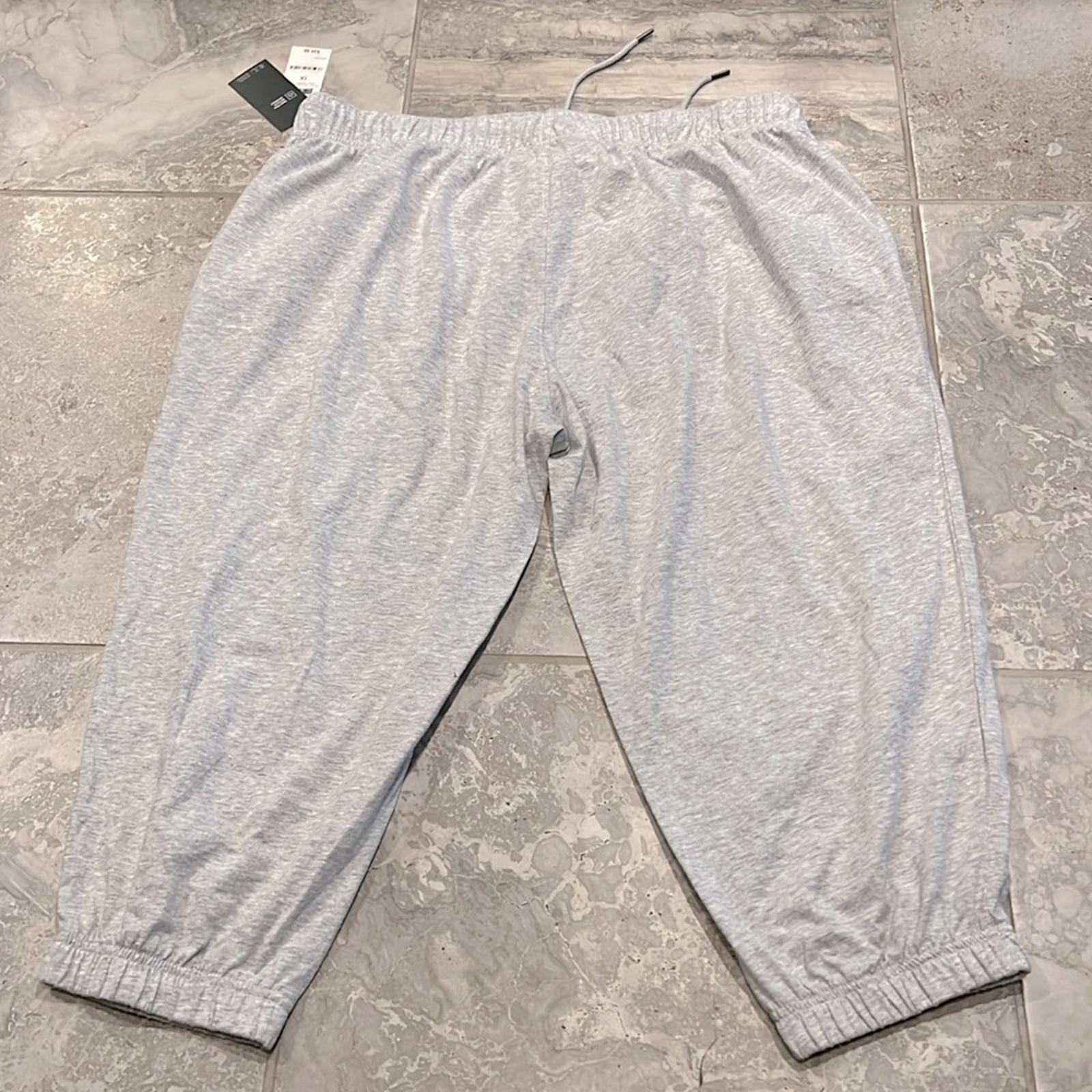 ID Ideology Performance Cropped Jogger Pants in Grey Whisper Heather Size 1X NWT