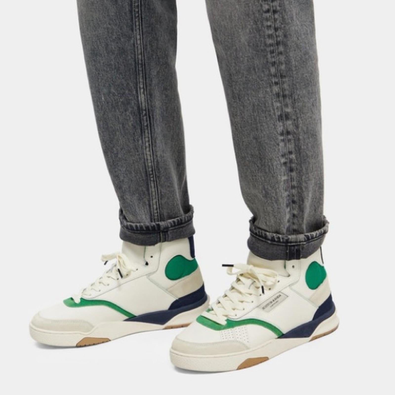 Scotch & Soda Court Cup Hi-Top Sneakers, White Size EU 42 | US 9 New in Box