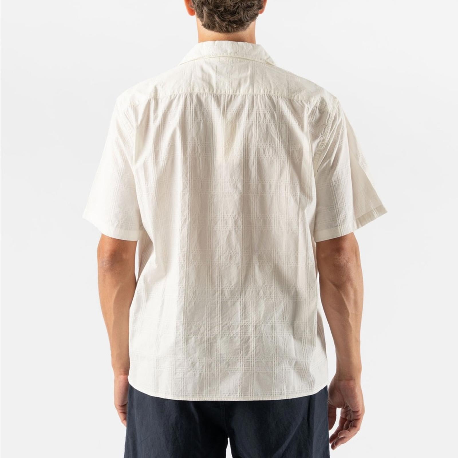 Norse Projects Carsten Stripe Relaxed Shirt in Marble White Size XL NWT $250