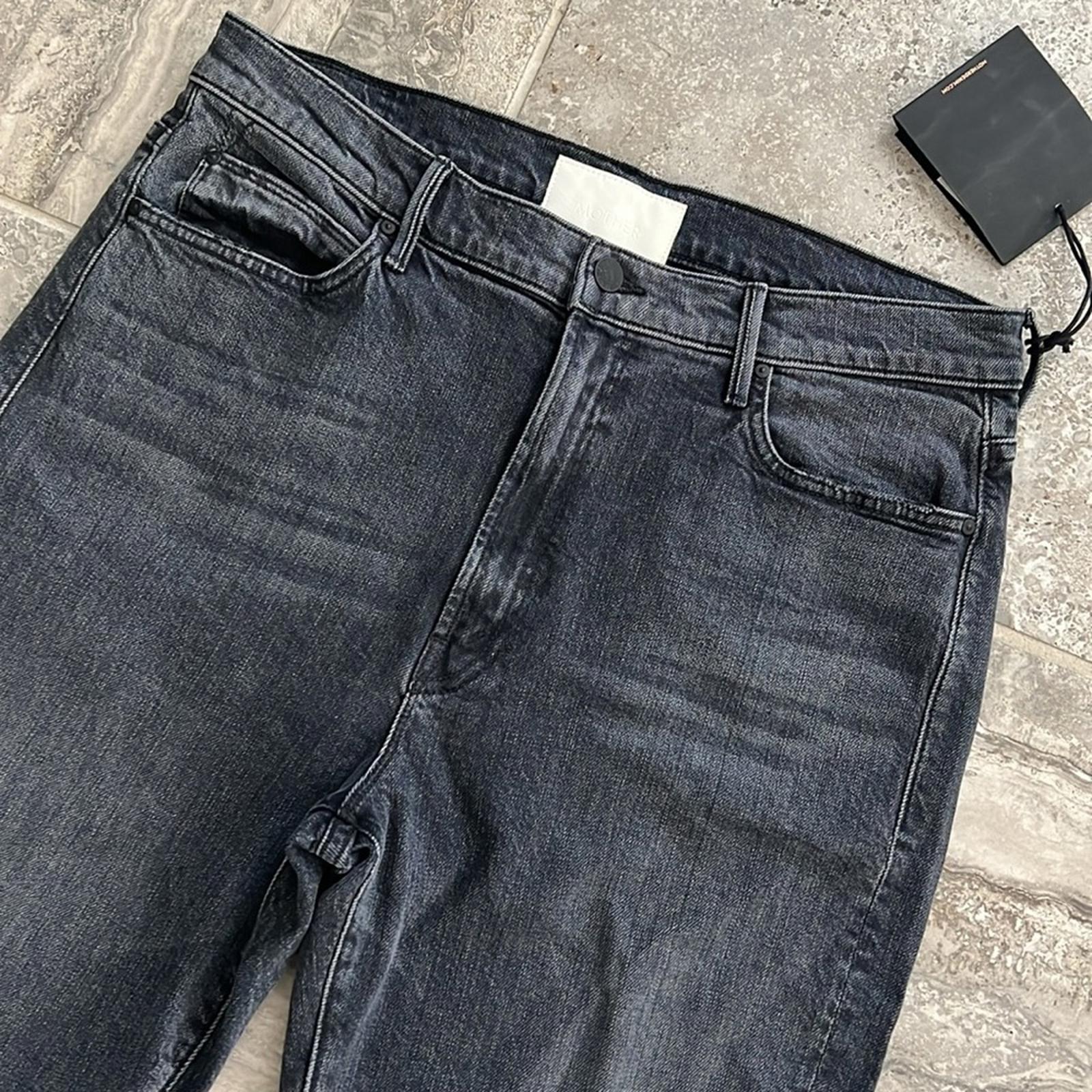 MOTHER High-Waisted Rascal Ankle Step Fray Jeans, Size 34 New w/Tag