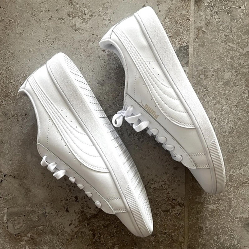 Puma Leather Sneakers in White, Size 11, New w/o Box