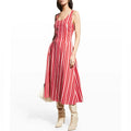 NWT Jason Wu Striped Scoop-Neck Sleeveless Dress, Size 0 New w/Tag Retail $695