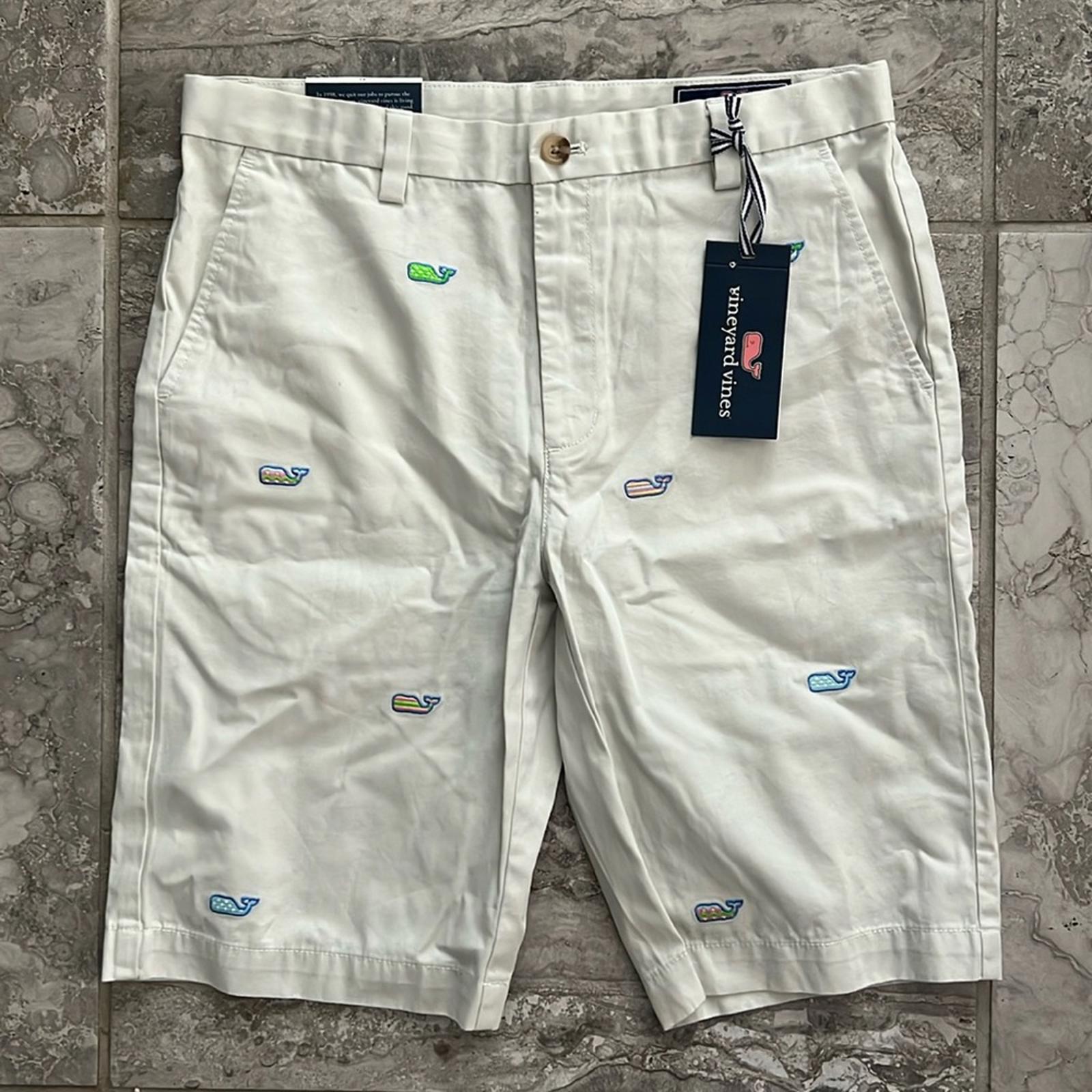 Vineyard Vines Easter Egg Whale EMB Breaker Shorts, Size 14 New w/Tag