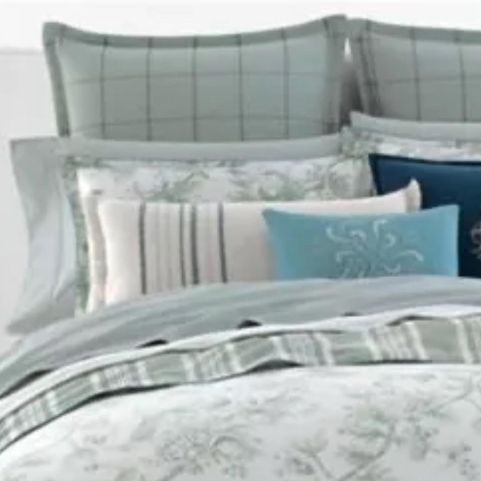Ralph Lauren Julianne Euro Sham in Sage Cotton Linen NEW Retail $135
