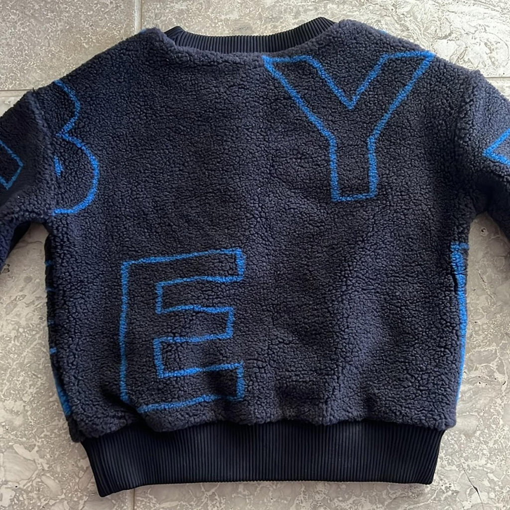 NEW Burberry Edgar Sweater, Blue Black Size 4Y New w/Tag
