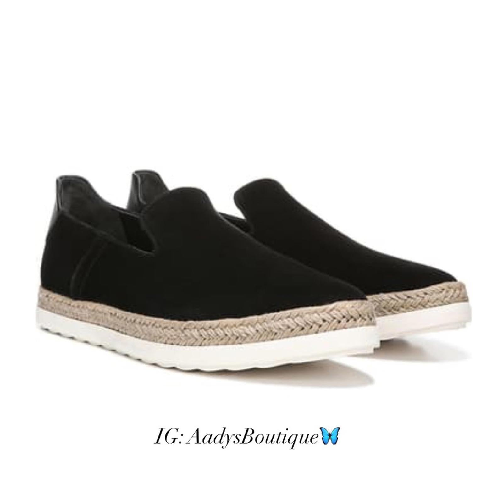Vince Dillon Black Sneakers, Size 8, New in Box