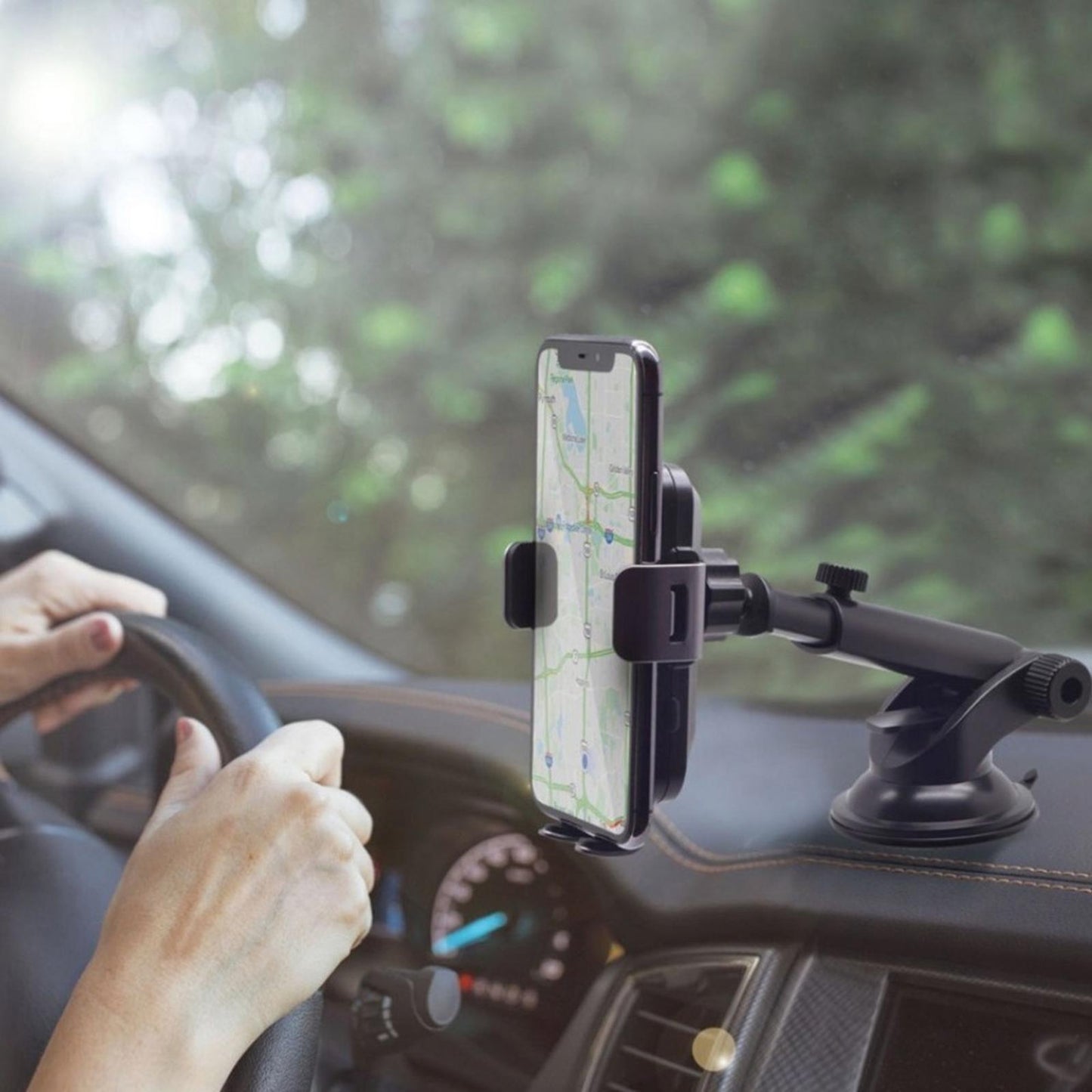 Bracketron PwrUp Qi Automatic Dash / Window / Vent Mount for Most Cell Phones
