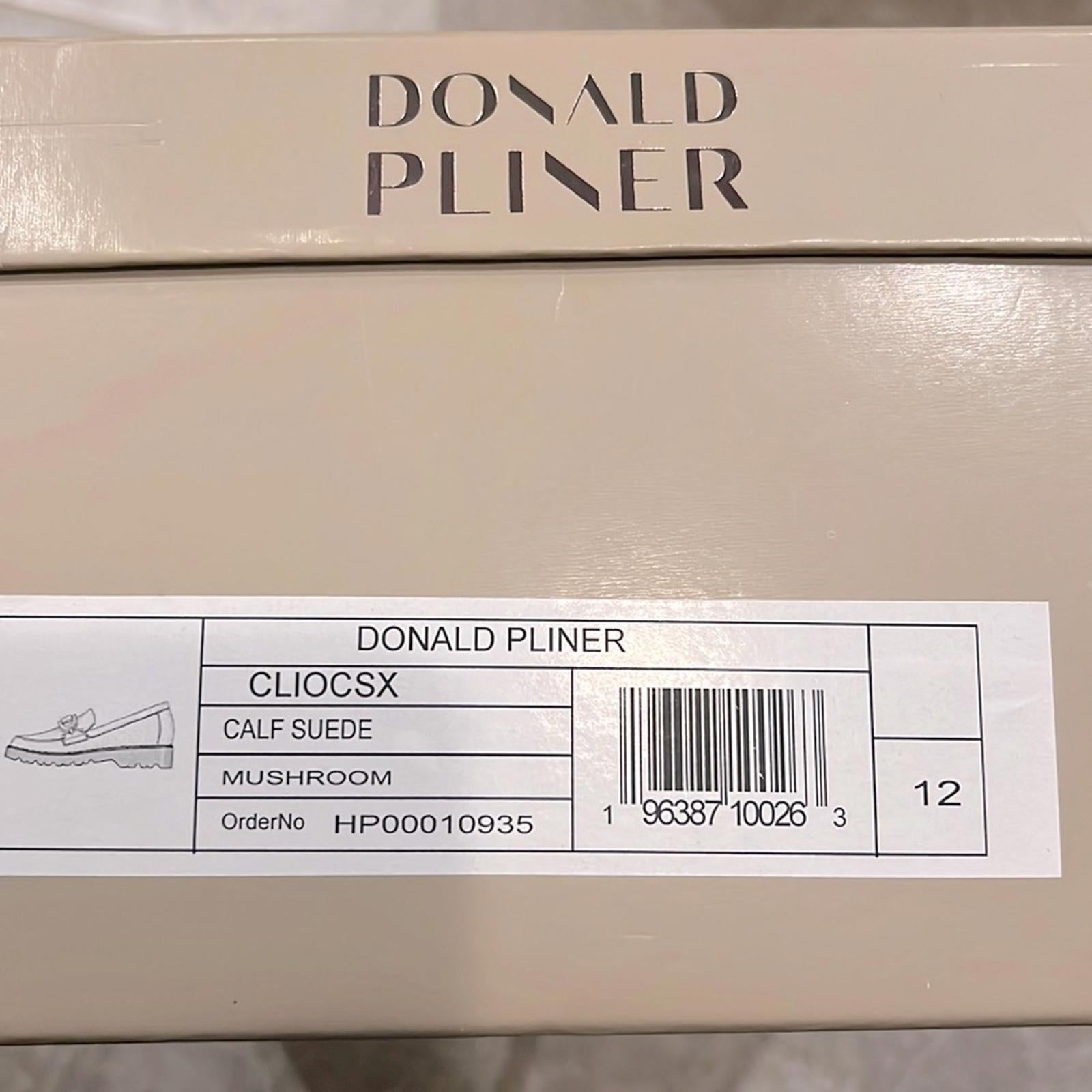 Donald Pliner Clio Slip-on Chunky Loafer Calf Suede Blush Size 12 NEW (Sold Out)