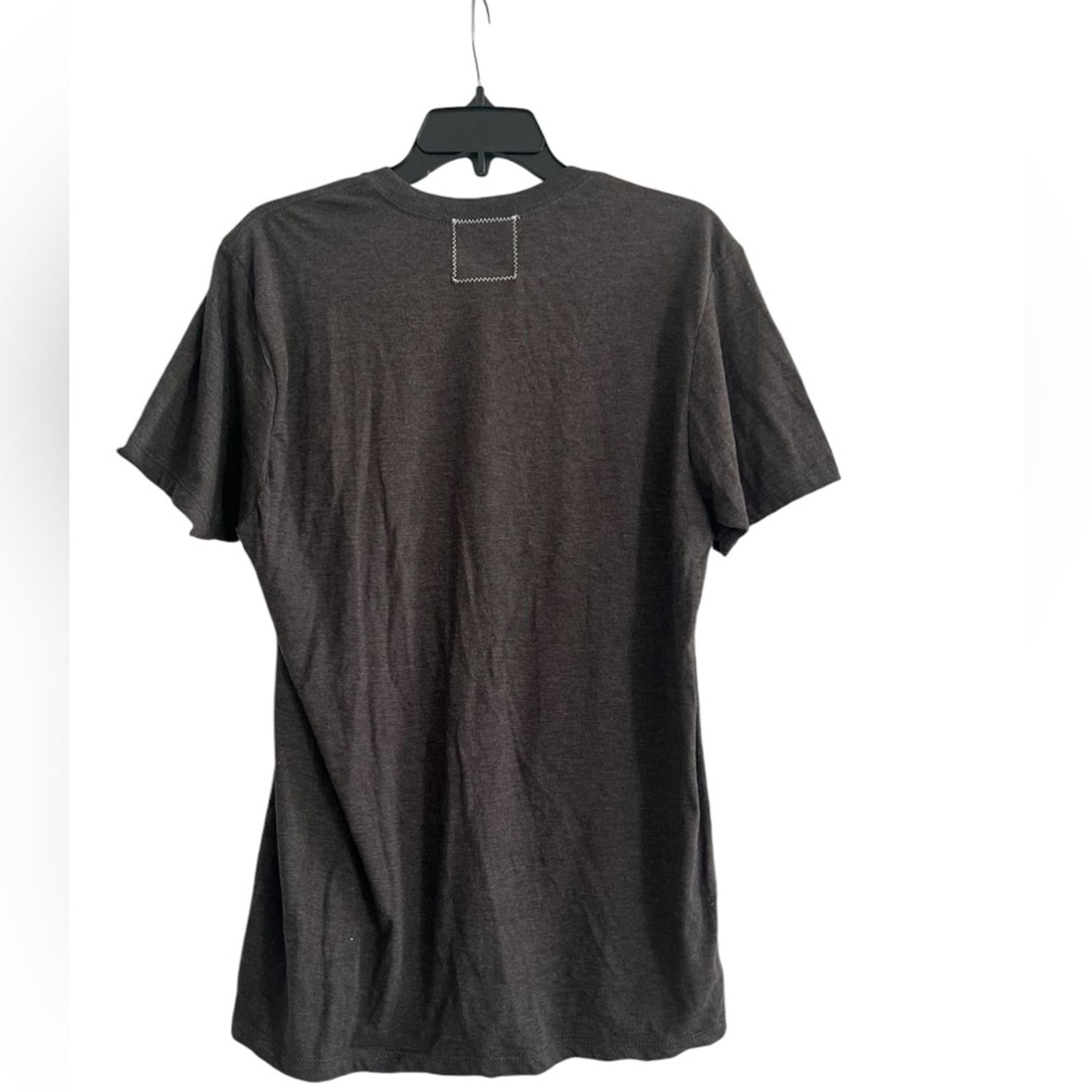 NEW Kid Dangerous Deadwood Cotton Blend Graphic Tee, Charcoal Size M New w/Tag