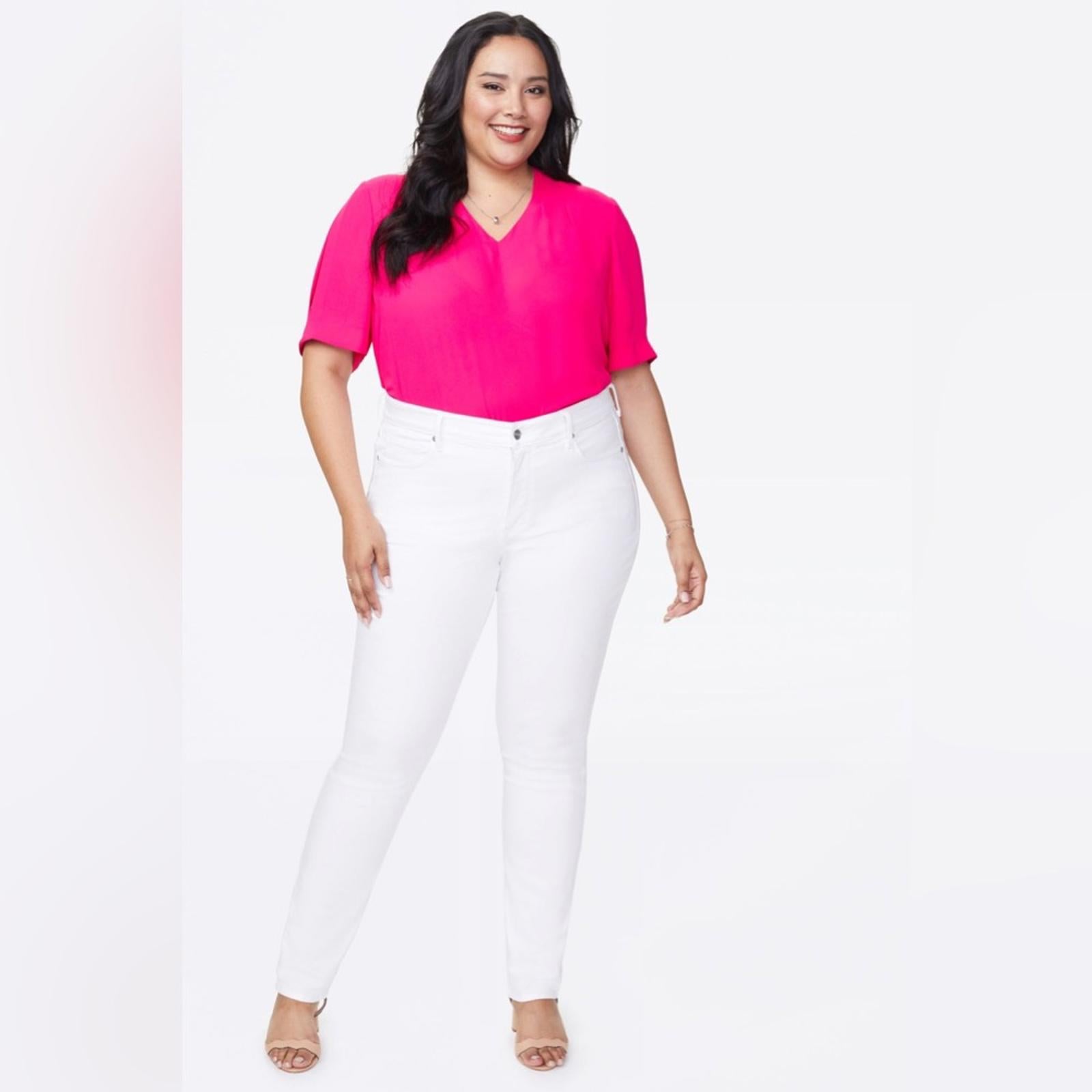 NYDJ Alina Ankle Denim Leggings in Optic White, Size 16 New w/Tag