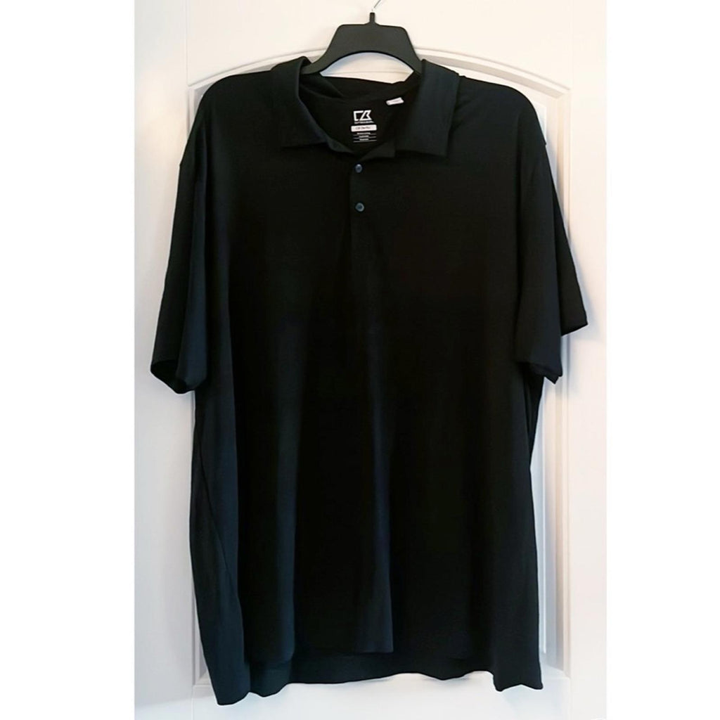 Cutter & Buck Polo Shirt in Black, Size 3X, EXCELLENT! Retail $80