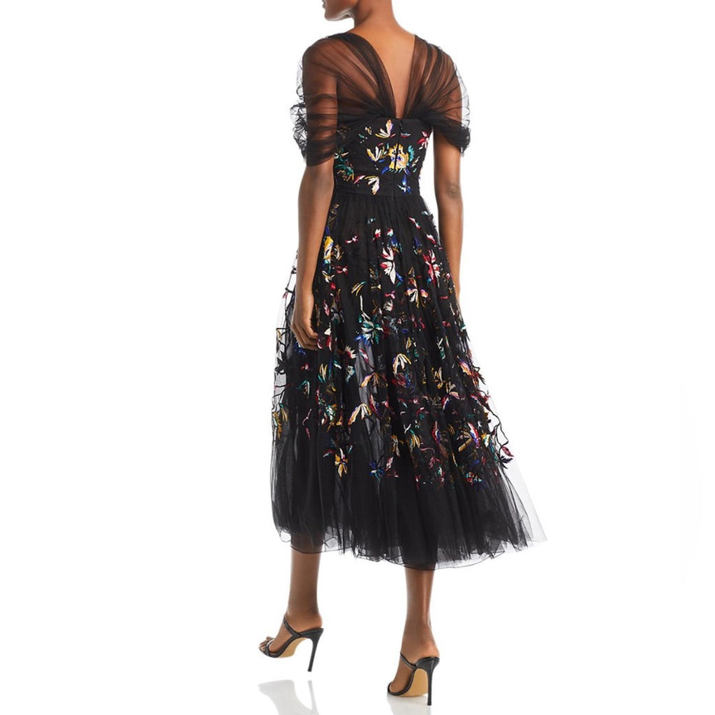 Jason Wu Collection Tulle Off-Shoulder Cocktail Dress Size 10, NWT Retail $3,395