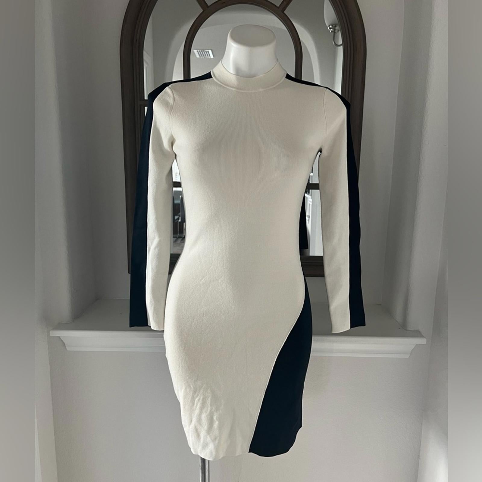 Rag & Bone Cecilee Long-Sleeve Colorblock Sheath Dress REVOLVE, Size XS NEW $395