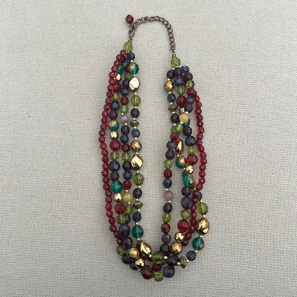 Beaded Necklace, Multicolor