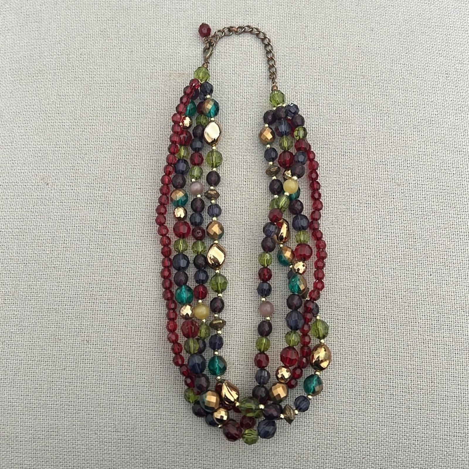 Beaded Necklace, Multicolor