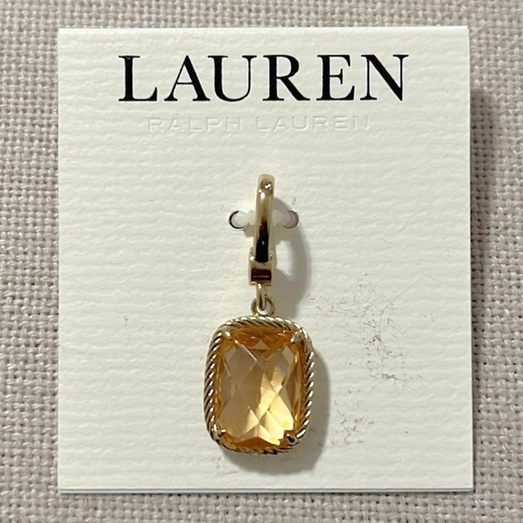 Lauren Ralph Lauren Gold-Tone Necklace Pendant, New with Tag