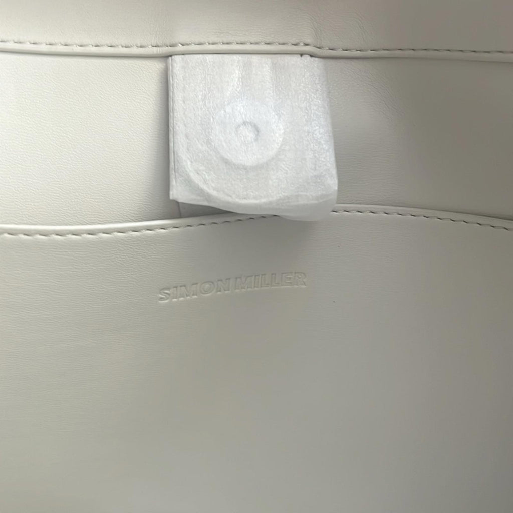 Simon Miller Logo Studio Tote in White, New with Tag
