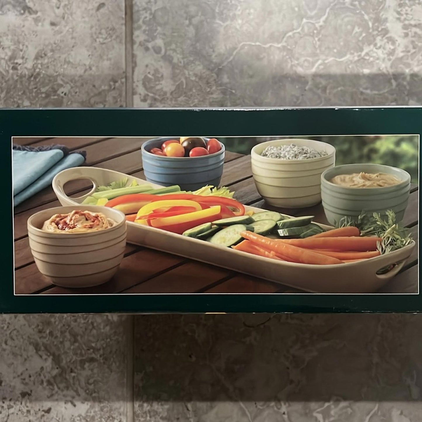 5-Piece Stoneware Serving Set (New in Box)
