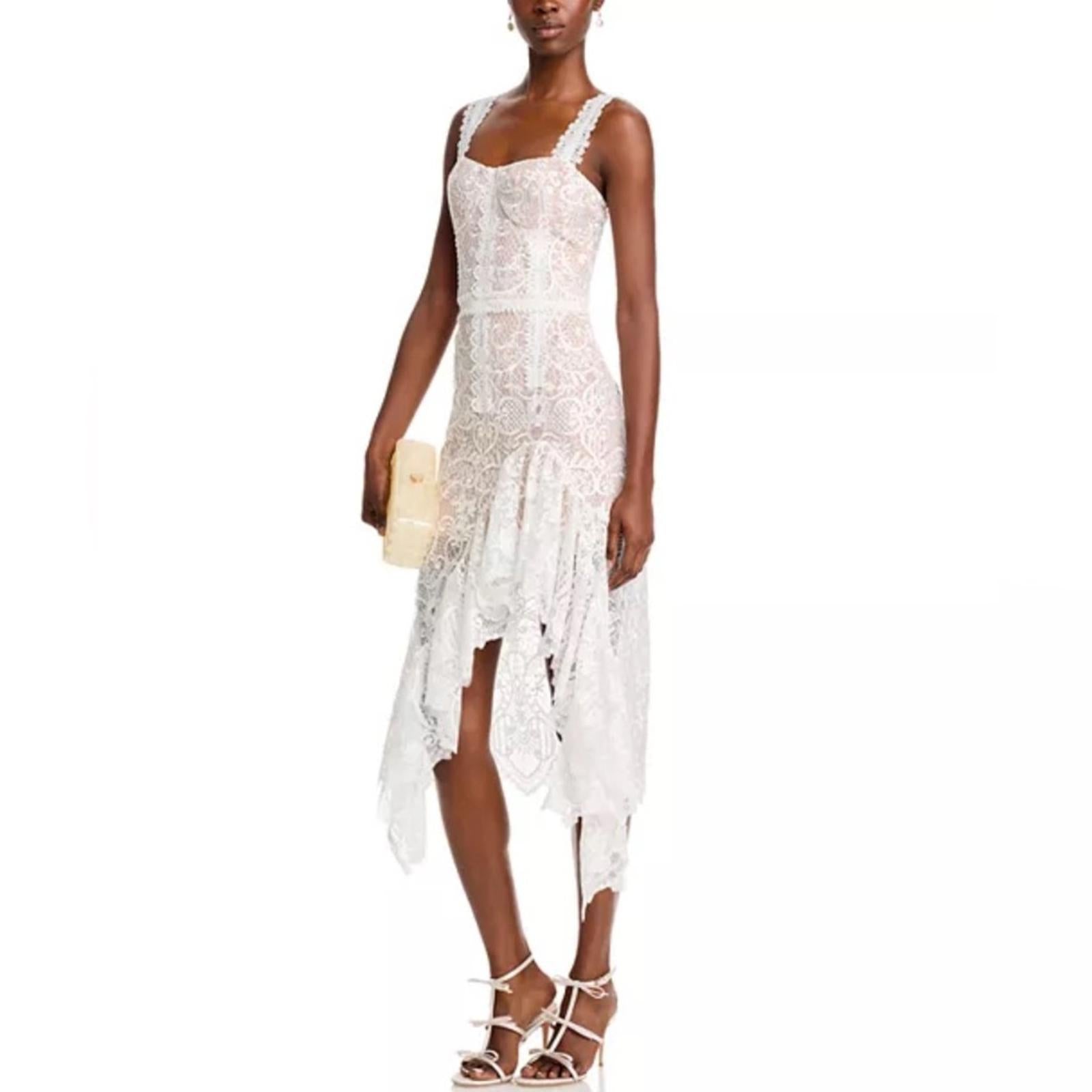 Bronx and Banco Tiffany Blanc Dress in White, Revolve, NWT, Size 4