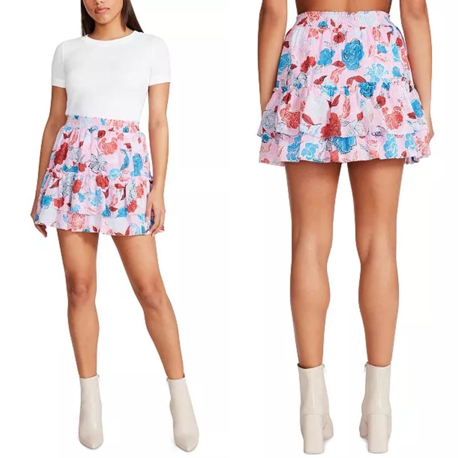 BB Dakota First Class Ruffled Skirt, Pink Size M (EU 38-40) New w/Tag