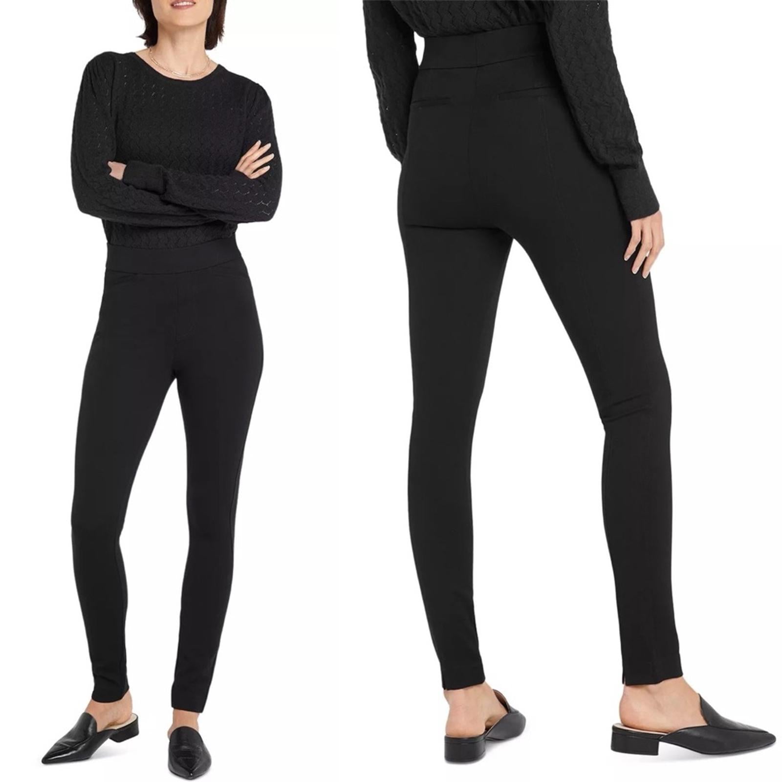 SCULPT-HER by NYDJ Ponte Ankle Leggings in Black, Size XS New w/Tag