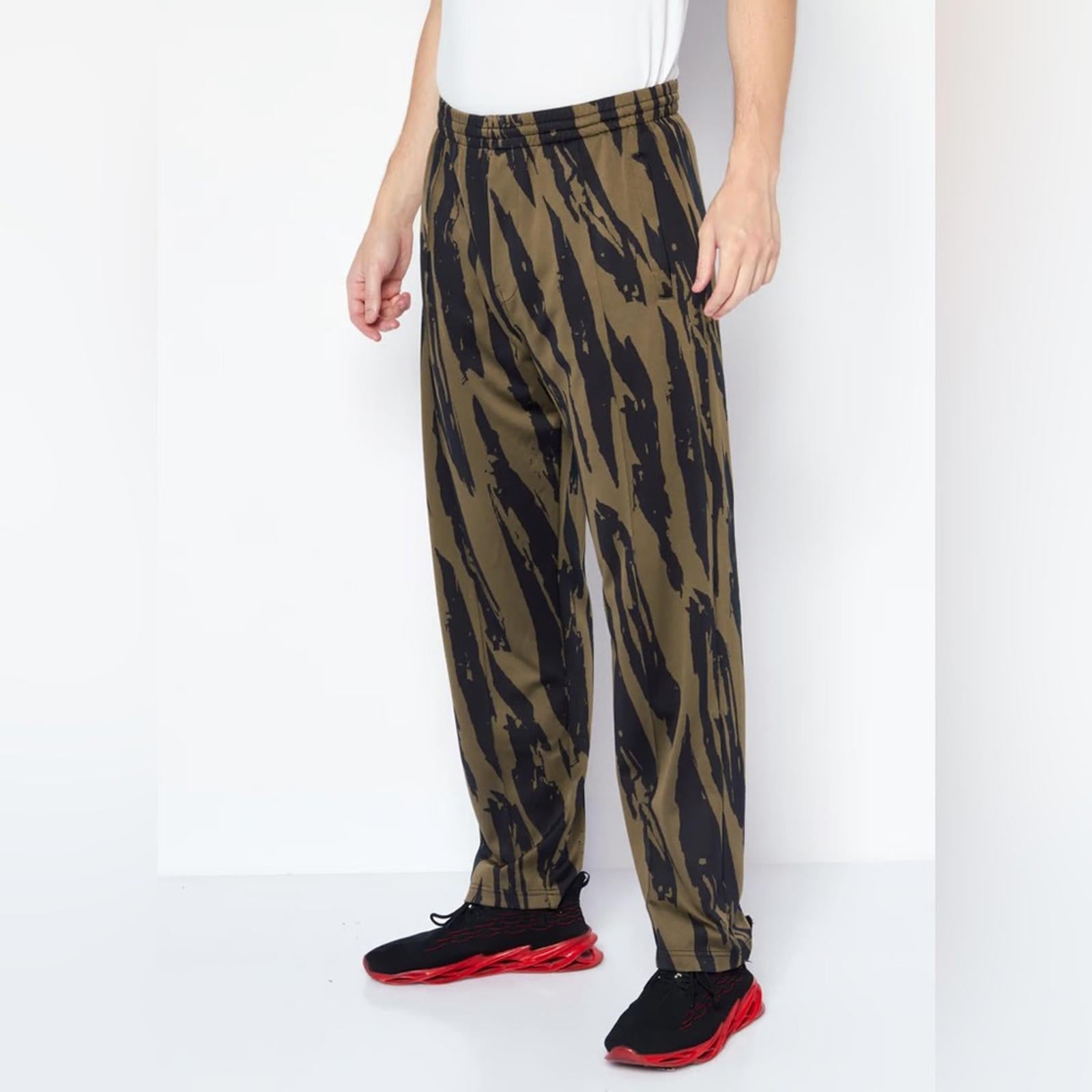 Kenzo Pleat Camo Lounge Pants, Printed Track Size L New w/Tag Retail $480