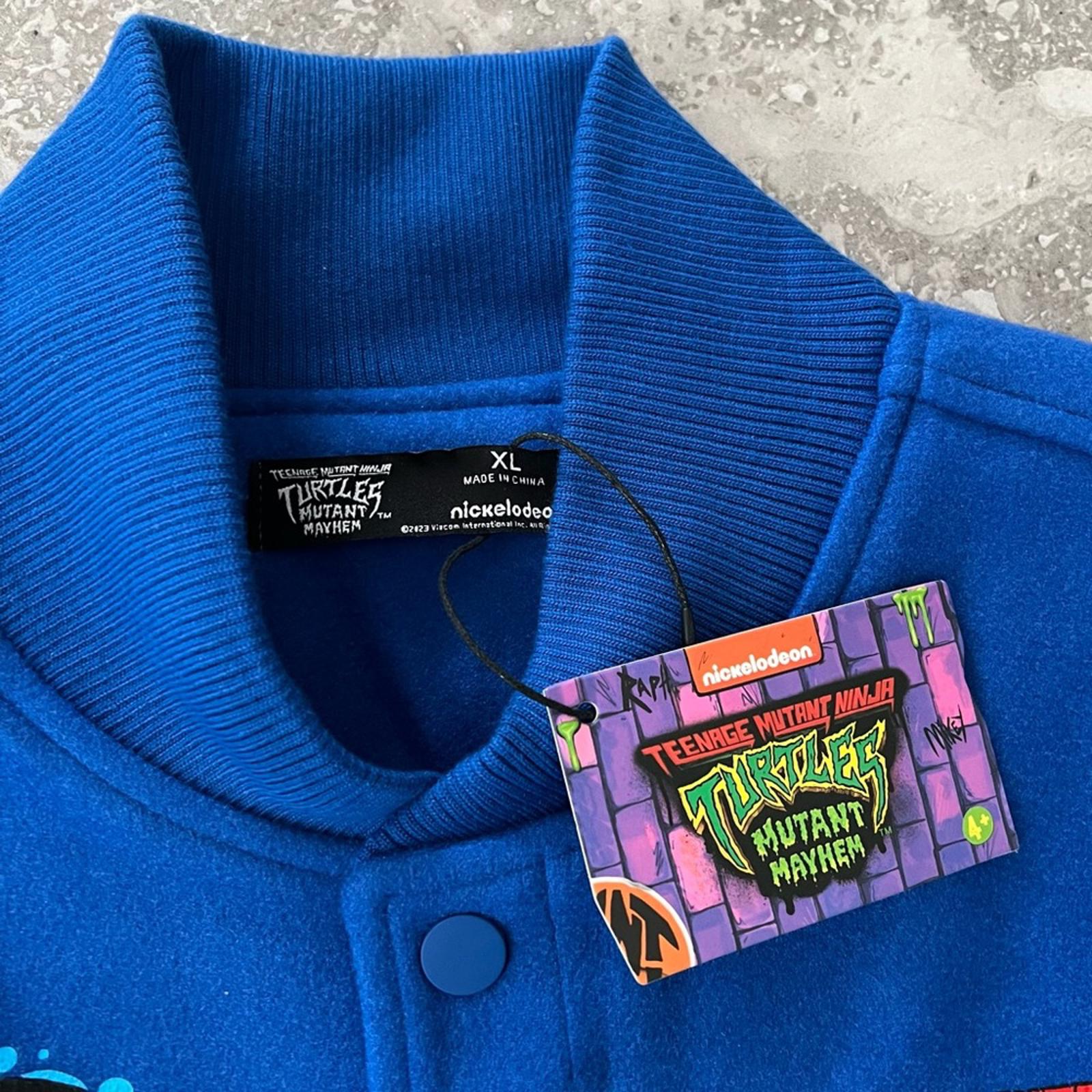 Nickelodeon Freeze Max Teenage Mutant Ninja Varsity
Jacket Size XL New w/Tag