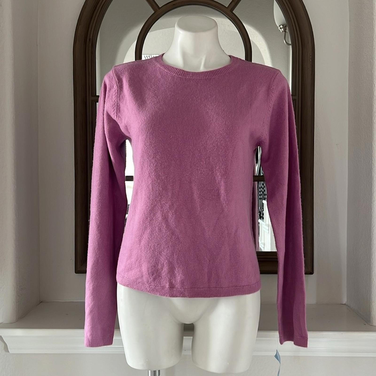 Atlantique Pink Crewneck Sweater, Size L New w/Tag