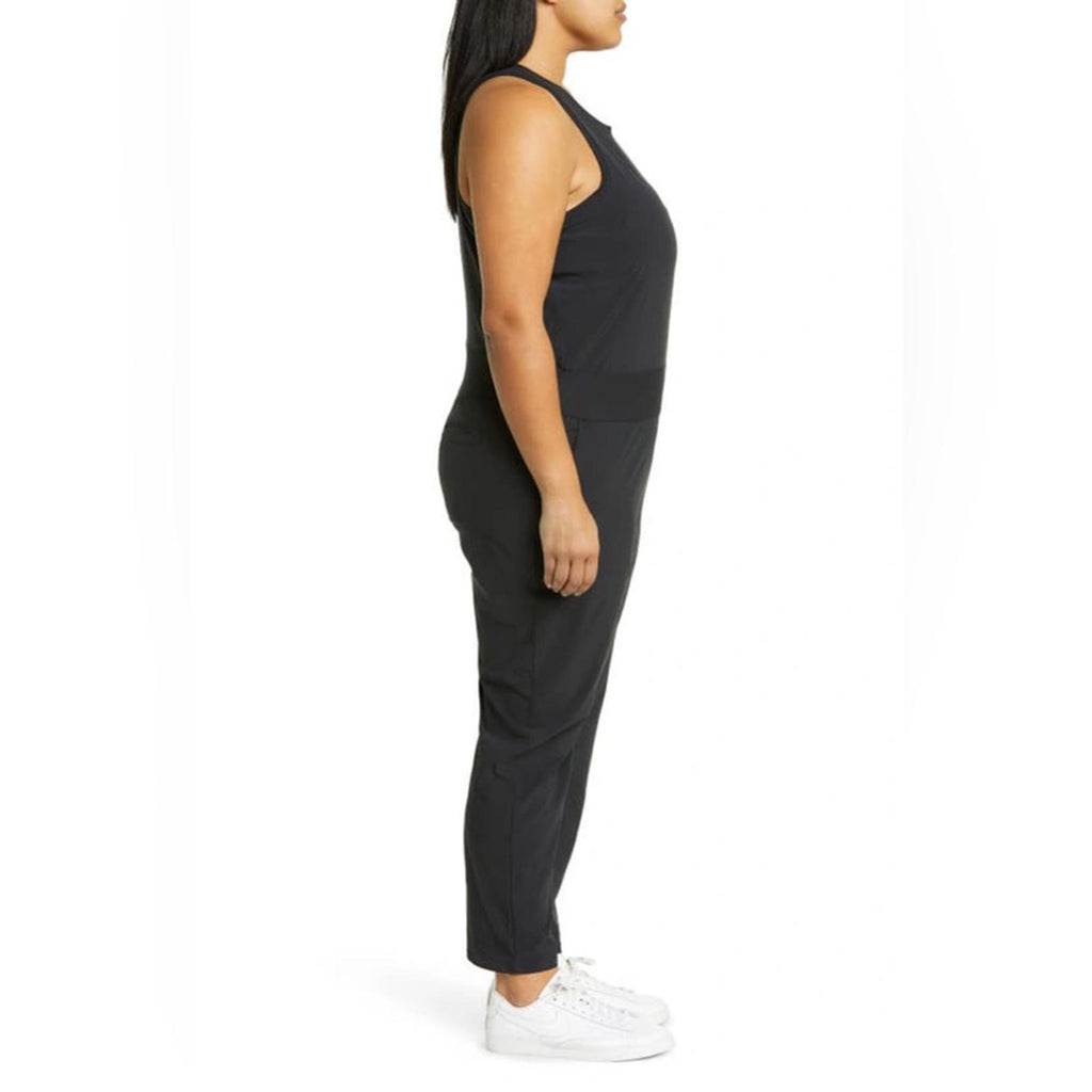 NEW Zella Pursuit Sleeveless Jumpsuit in Black, Plus Size 2X New w/Tag