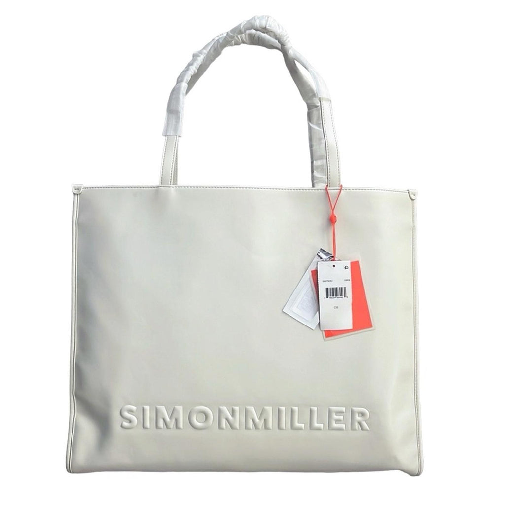 Simon Miller Logo Studio Tote in White, New with Tag