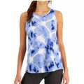 ID-Ideology Printed Tie Back Tank Top, Radial Lavender, Size S New w/Tag