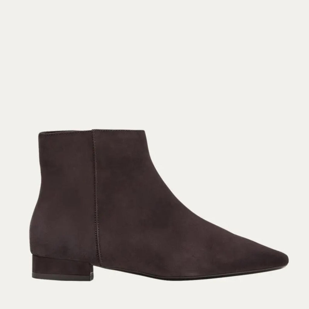 Aquatalia Prisilla Brown Dress Suede Booties, Size 9 New in Box +DustBag