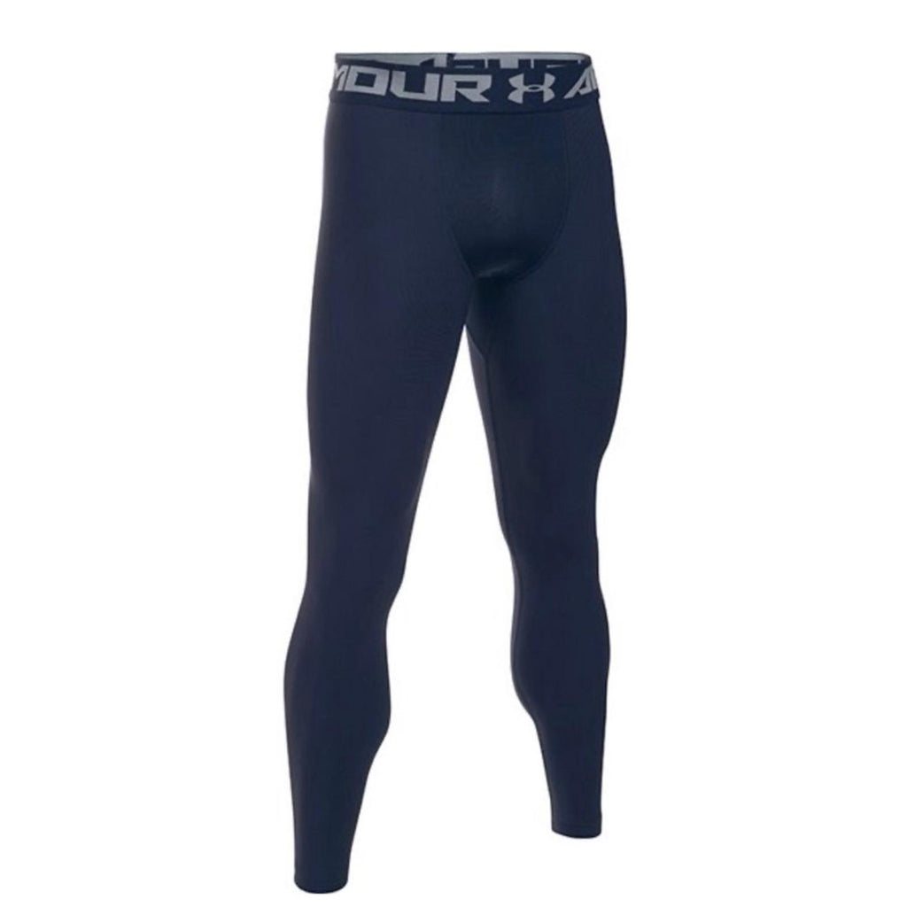 Under Armour HeatGear Compression Leggings in Navy/Steel, NWT, Size M