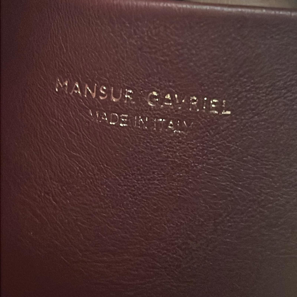 NEW Mansur Gavriel Small Soft Candy Shoulder Bag in Burgundy, Quiet Luxury!