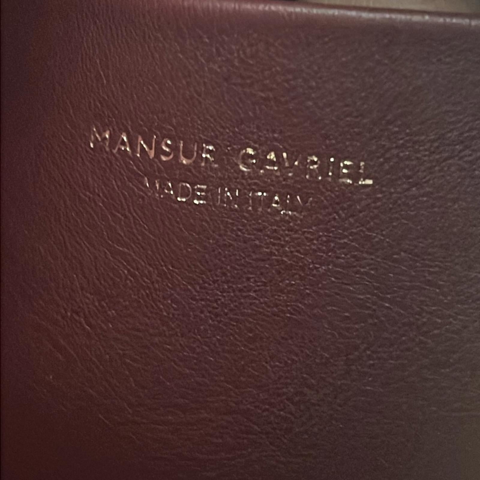 NEW Mansur Gavriel Small Soft Candy Shoulder Bag in Burgundy, Quiet Luxury!