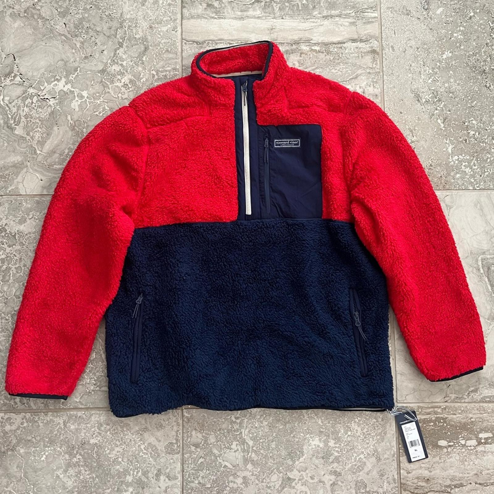Vineyard Vines Supershep Colorblock Fleece Jacket Size XL
New w/Tag Retail $178