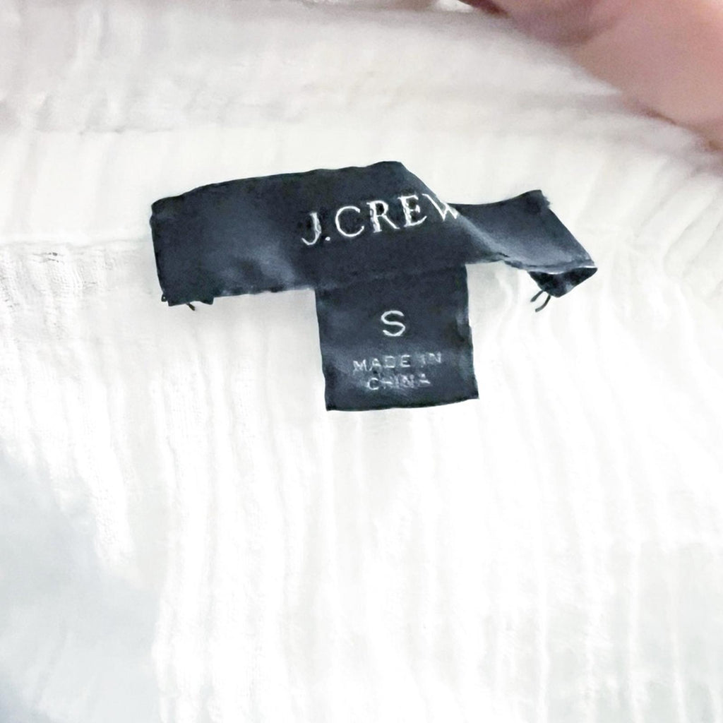 J. Crew Tiered Tunic Dress in White, Size Small EXCELLENT!