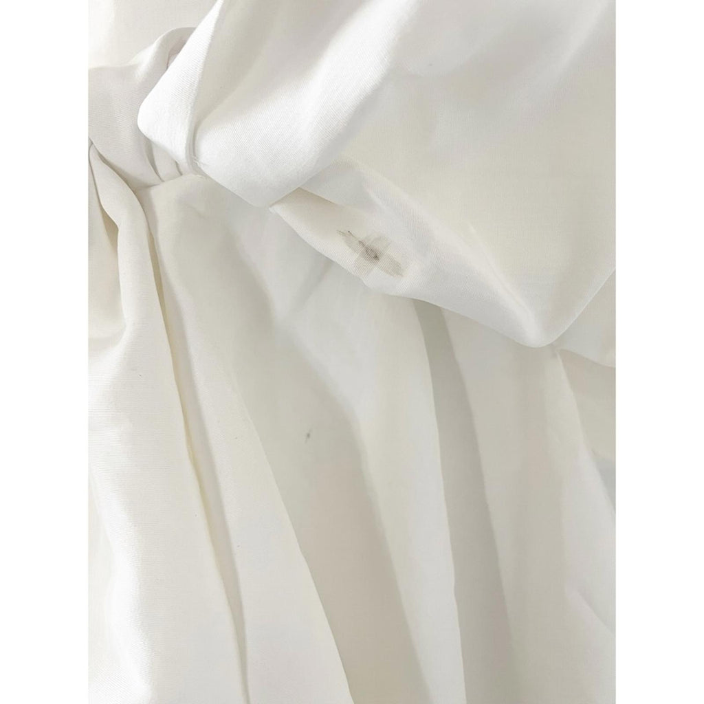 BARDOT Annabelle Statement Bow Minidress, Orchid White Size 6/M Retail $169