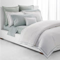 Lauren Ralph Lauren Spencer Sateen Border Duvet Cover WhiteSage, NWT, Full/Queen