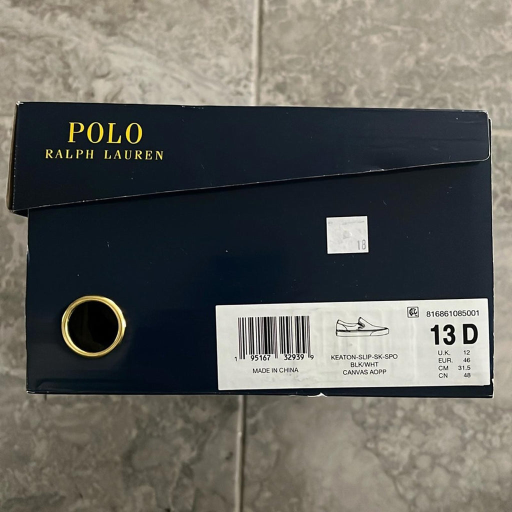 Polo Ralph Lauren Kaeton Allover Pony Slip-On Sneakers, US13 EU46 New in Box