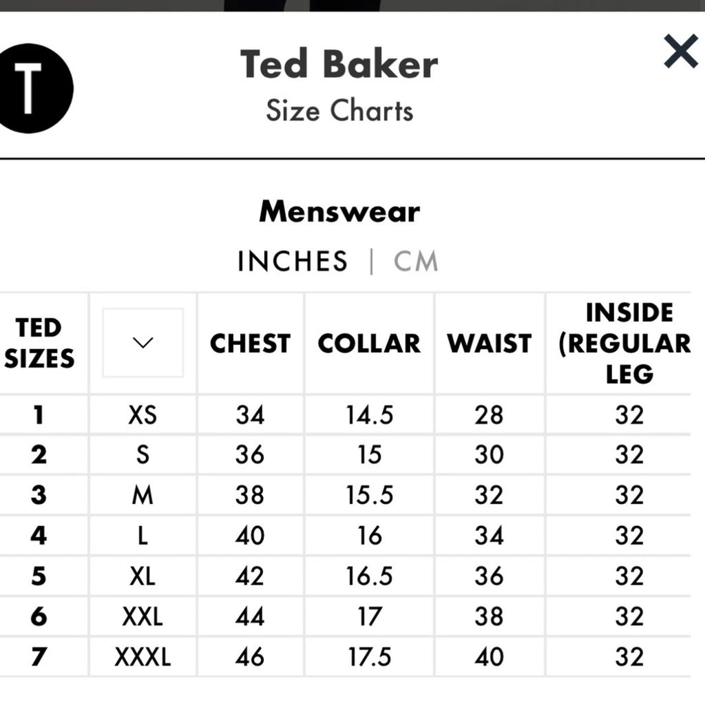 Ted Baker Polo Shirt, Norkskep Black Size 6 / XXL EXCELLENT!