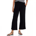 Eileen Fisher Wide Leg Cropped Pants in Black, Size Large New w/Tag Retail $218