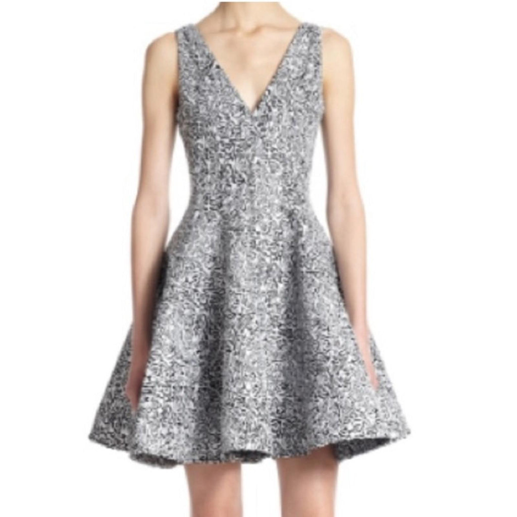 Opening Ceremony Fit & Flare Mini Dress in Black/White Size 4 New w/Tag $475