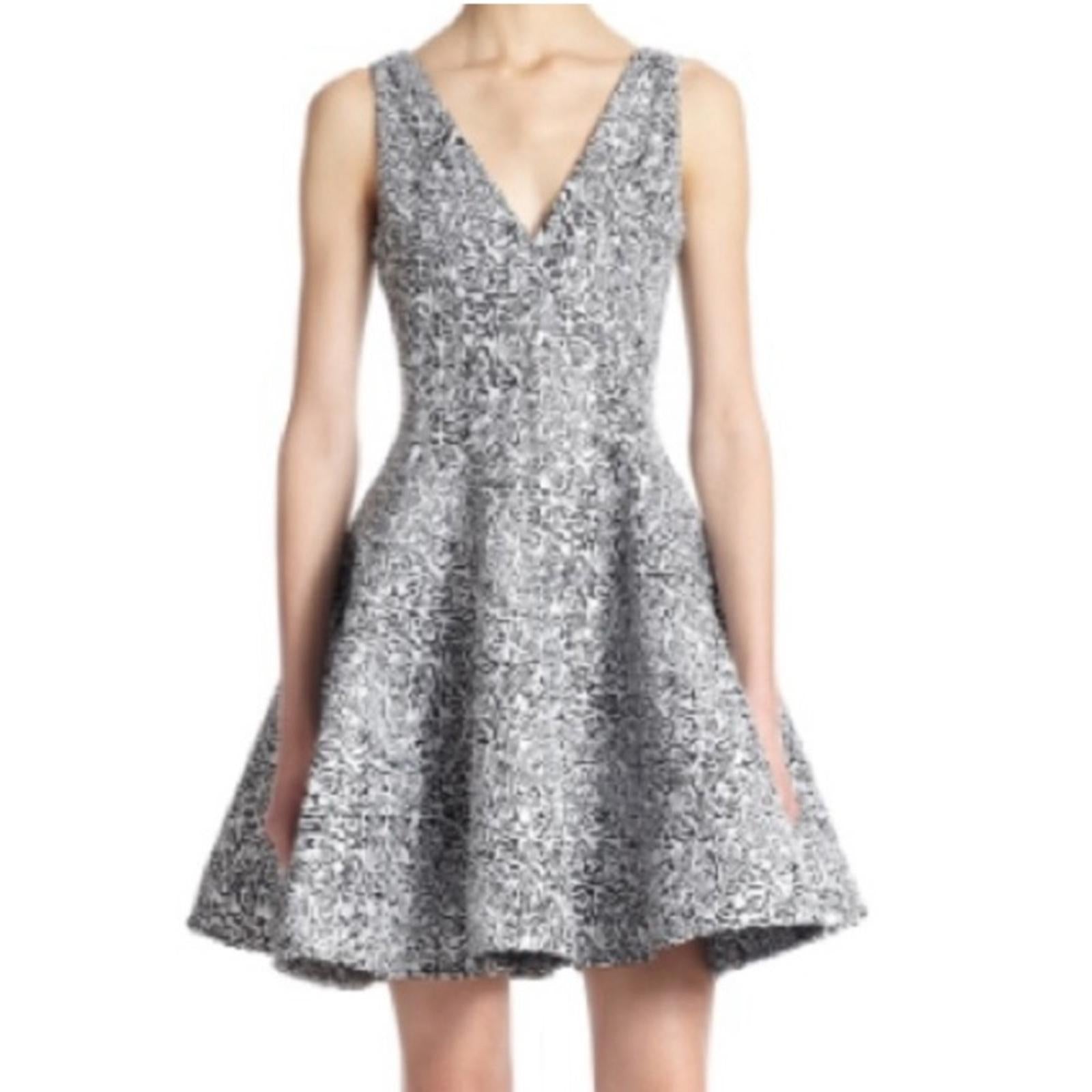 Opening Ceremony Fit & Flare Mini Dress in Black/White Size 4 New w/Tag $475