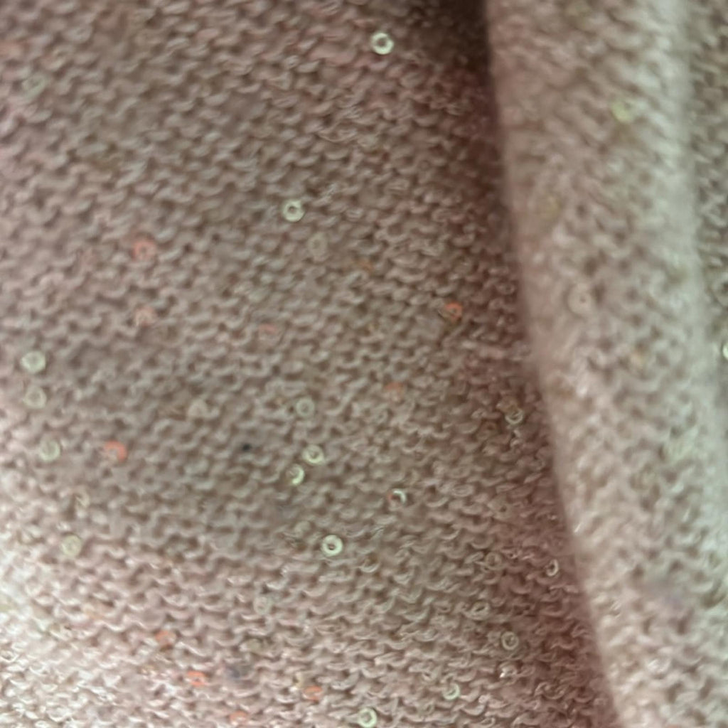MaxMara Cashmere-Wool Crewneck Sequin Detail Sweater, Size M