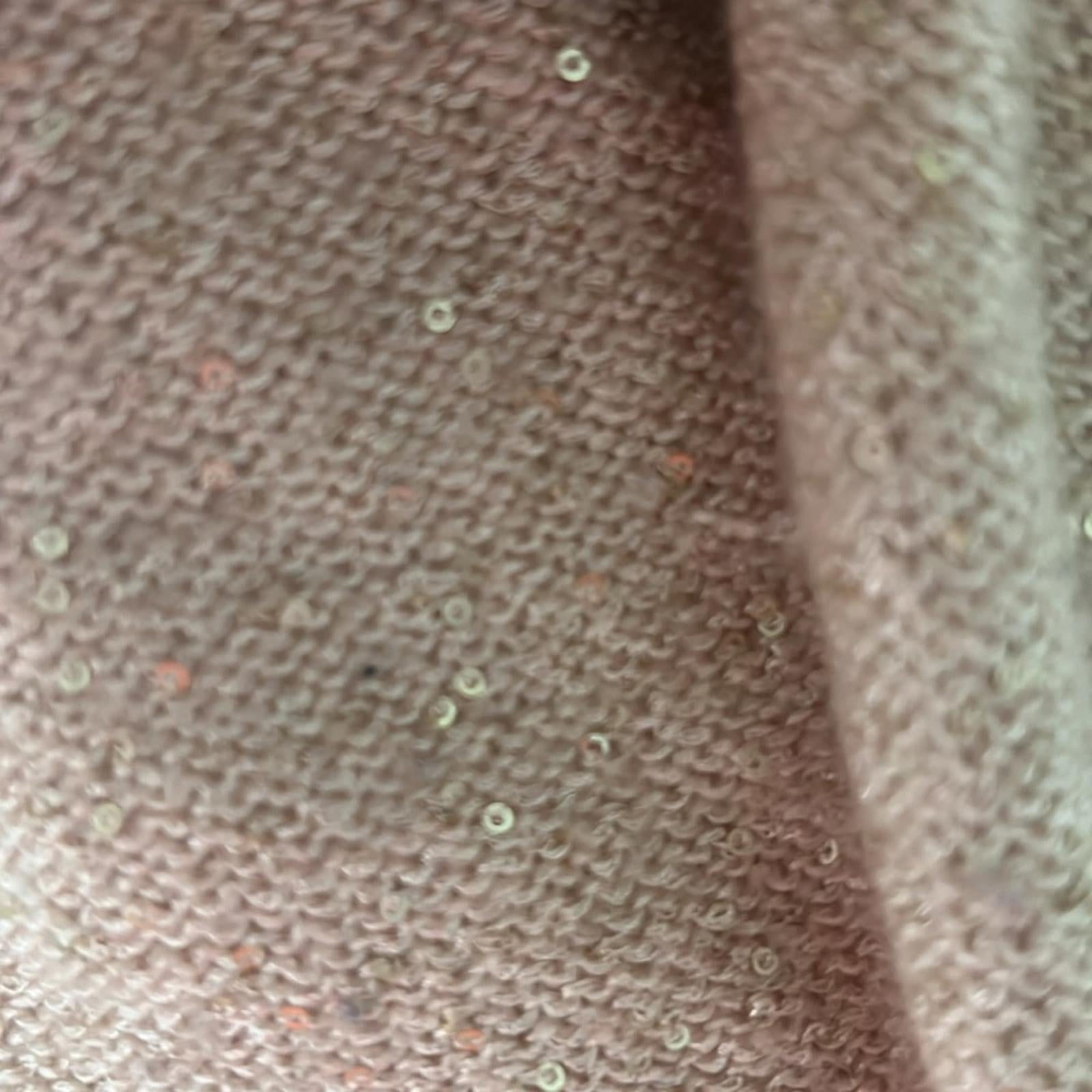 MaxMara Cashmere-Wool Crewneck Sequin Detail Sweater, Size M