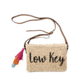 INC Straw Crossbody, Natural Straw One Size, New w/Tag