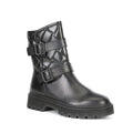 Kurt Geiger London Kingston Quilted Moto Boots, Black, Size EU 36.5 New w/o Box