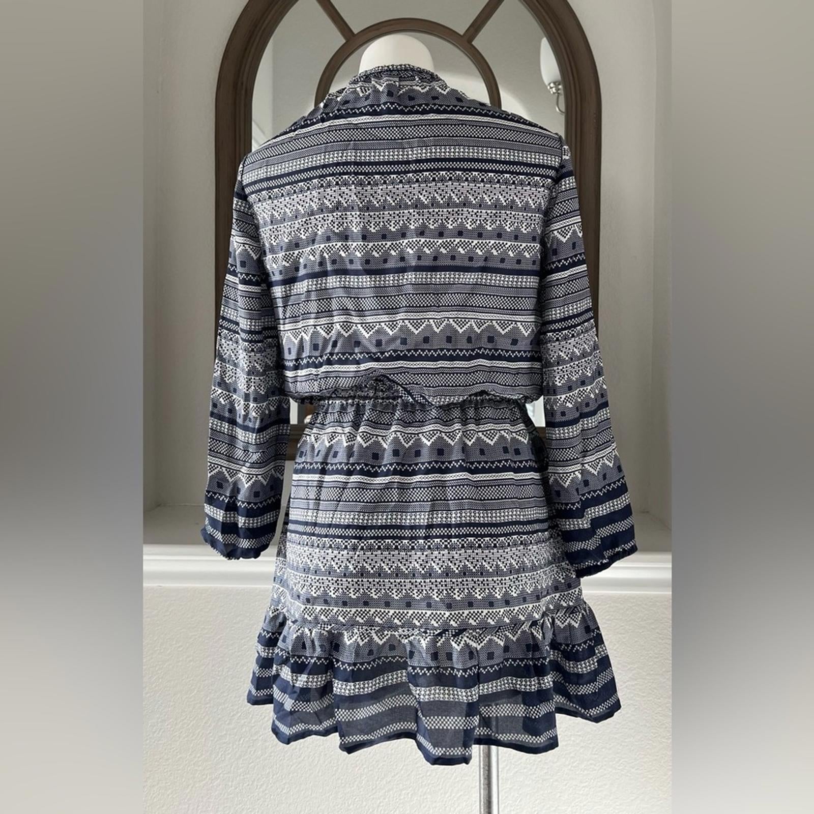 Veronica Beard Agathe Silk Multipattern Dress, Size 8 Retail $595 (Excellent)